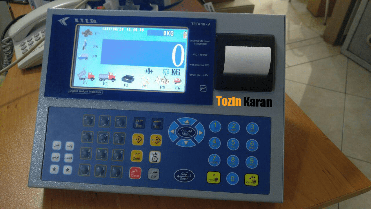 نمایشگر تتا 10 پرینتر دار مدل Teta10P